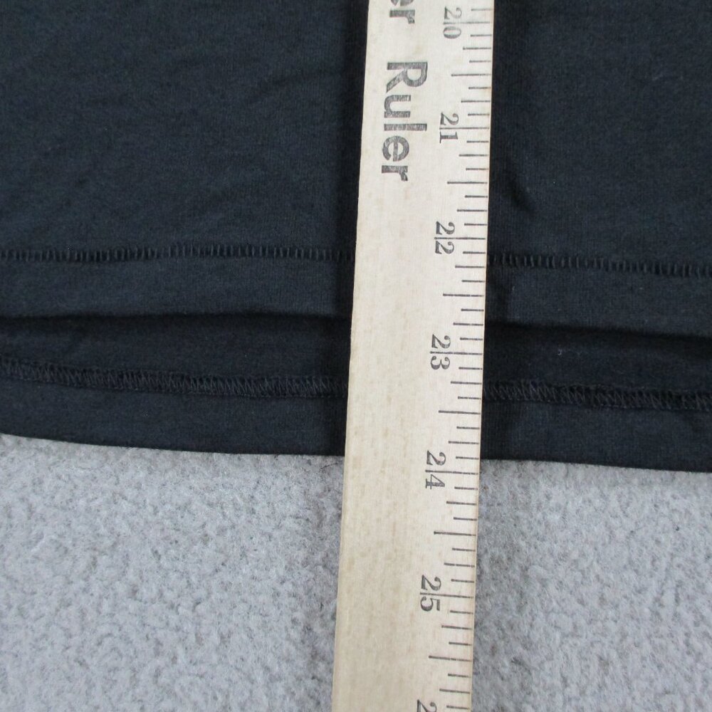 SKIMS Relaxed Long Sleeve T Shirt Womens Medium Onyx Black Crewneck Casual NWT - Picture 8 of 9